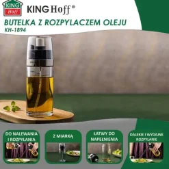 KINGHOFF KH-1894 EDDIKE OG OLIVOLIE SPRØJTEFLASK Hot