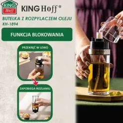 KINGHOFF KH-1894 EDDIKE OG OLIVOLIE SPRØJTEFLASK Hot