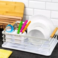 Opvaskestativer & Tørrestativer>KINGHOFF KH-1730 TØRREAFFADE TIL SERDE