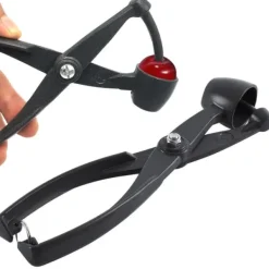 Kirsebær- og olivenudstikker i aluminium, 18 cm New