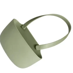 Køkken afløbsstativ hængende kurv med afløbshuller Stor kapacitet Blød fleksibel vask afløbskurv hængende taske Grøn Sale