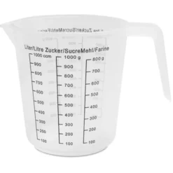 Målebægere & Måleskeer>Køkkenbeholder med målebæger 1 l 12,5 x 13 x 10 cm XJ5832