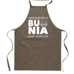 Forklæder>KØKKENFORKLÆDE beige DEN BEDSTE BEDSTE MORMORS gave til dagen FA_435_b