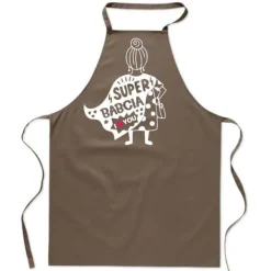 Forklæder>KØKKENFORKLÆDE beige SUPER BEDSTEMOR gave til bedstemors dag FA_416_b