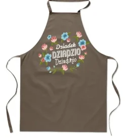 Forklæder>KØKKENFORKLÆDE grill beige BEDSTEFAR gave til bedstefars dag FA_419_b