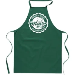 Forklæder>KØKKENFORKLÆDE grøn BEDSTEFARS KØKKENMAESTRO gave til dagen FA_712_z