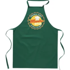 Forklæder>KØKKENFORKLÆDE grøn BEDSTEFARS KØKKENMAESTRO gave til dagen FA_424_z