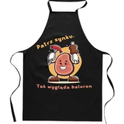 Forklæder>Køkkenforklæde med tryk sjov King Master til grillkød Fars dag