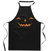 Forklæder>KØKKENFORKLEDE med HALLOWEEN-print Uhyggeligt sjovt græskarsmil