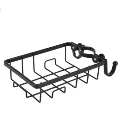 Køkkenophæng til afløbsstativ, gratis stansning, vaskopbevaringsstativ til vandhaner (sort) Outlet