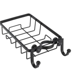 Køkkenophæng til afløbsstativ, gratis stansning, vaskopbevaringsstativ til vandhaner (sort) Outlet