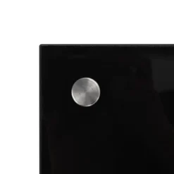 Køkkenredskaber - Living stænkplade 80x60 cm hærdet glas sort Outlet