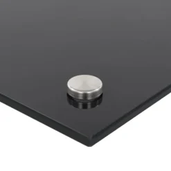 Køkkenredskaber - Living stænkplade 80x60 cm hærdet glas sort Outlet