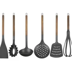 Køkkenredskaber i træ, 6 stk., TRÆ Online