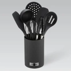 Køkkenredskaber MAESTRO MR-1542-BLACK 8 elementer Sort Hot