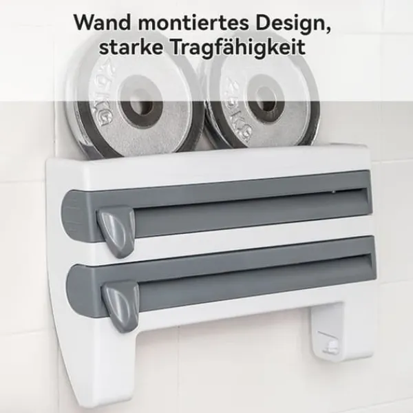 Køkkenrulleholder, Materiale: Plastik, Dimensioner: 12 x 5 x 3 cm, Kompatibilitet: Passer til standard køkkenrullestørrelser Sale