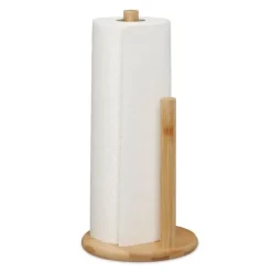 Køkkenorganisering>Køkkenrulleholder, 28x14,5 cm, Natur, Bambus