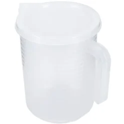 Målebægere & Måleskeer>Klare plastikmålebægre - 500ml/1000ml - Køkkenbagetilbehør med låg