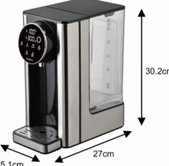 KLAUSBERG KB-7880 2,7L varmtvandsbeholder med temperaturkontrol