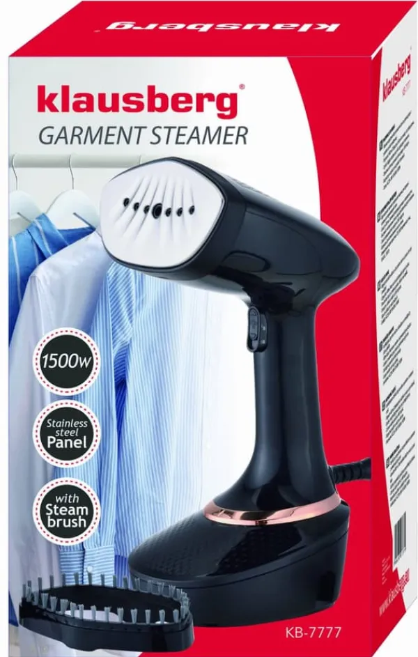 Damppresser>KLAUSBERG KB-7777 tøj- og stofdamper