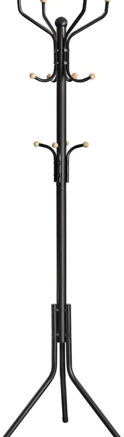 Tøj- & Garderobeopbevaring>Klädhängare 182 cm i Metall, Svart-Ek