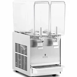 Køledispenser til juice og drikkevarer, dobbelt, 2 x 10 l, 290 W Hot