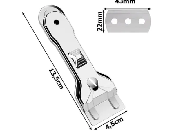 Kogeskraber / Glasskraber - Med 6 udskiftelige blade Discount