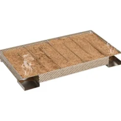 Koldrøgsgenerator 35 cm i rustfrit stål - Ideel til røgning af fisk, kød, ost | Farve: Sølv | Størrelse: 35 cm