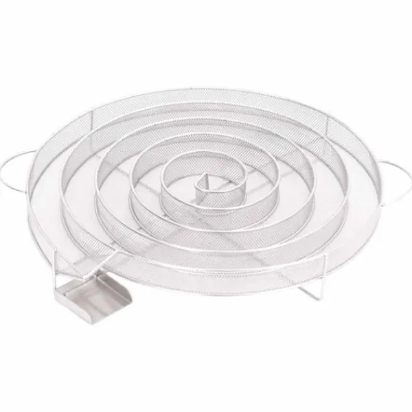 Koldrøgsgenerator i rustfrit stål - Ideel til fisk, kød, ost m.m. | Størrelse: 33,5 cm | Materiale: Rustfrit stål New