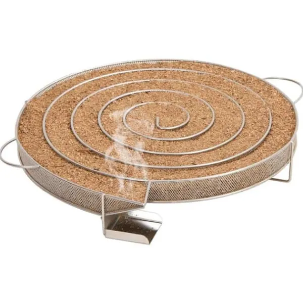 Koldrøgsgenerator i rustfrit stål - Ideel til fisk, kød, ost m.m. | Størrelse: 33,5 cm | Materiale: Rustfrit stål New