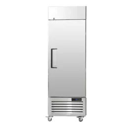 Kommerciel fryser 20,12 Cu.ft, opretstående enkeltdør, automatisk afrimning, rustfrit stål, Reach-in fryser med 3 hylder Outlet