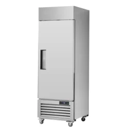 Kommerciel fryser 20,12 Cu.ft, opretstående enkeltdør, automatisk afrimning, rustfrit stål, Reach-in fryser med 3 hylder Outlet