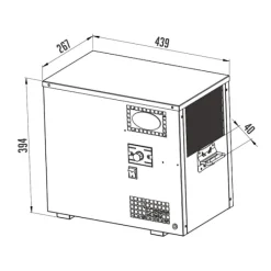 Komplet sæt Fadølsanlæg, AS-40, 2 linier våd køligere, grønne linje, KEG:uden, KEG 2:uden Clearance