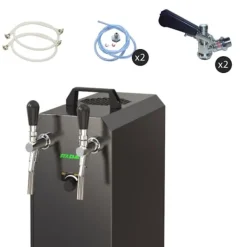 Komplet sæt fadølsanlæg stream 50 / К 2 linjer, 50 liter/h rustfrit stål, med membranpumpe, øl tryk, KEG 2:5 liters adapter, KEG:KeyKeg Clearance
