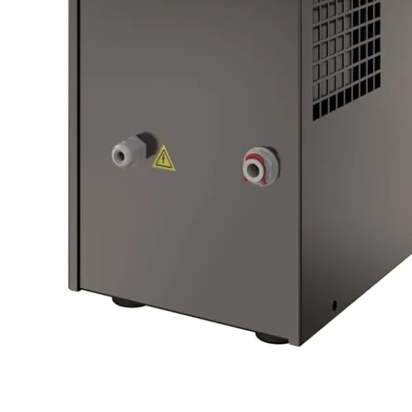 Ølhaner>Komplet sæt under bord - Fadølsanlæg JET 30 1 linje tør køler, 35 liter/h med trætønde, KEG:NC adapter