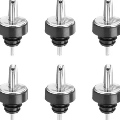 Krom sprit hældedispenser SÆT med 6 stk. Best