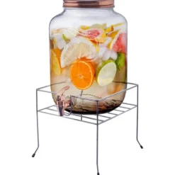 Krukke med hane og stativ til limonadedrikke 8,8 l Sale