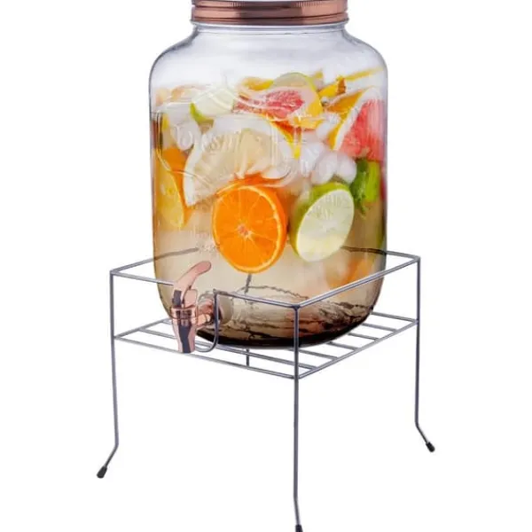 Krukke med hane og stativ til limonadedrikke 8,8 l Sale
