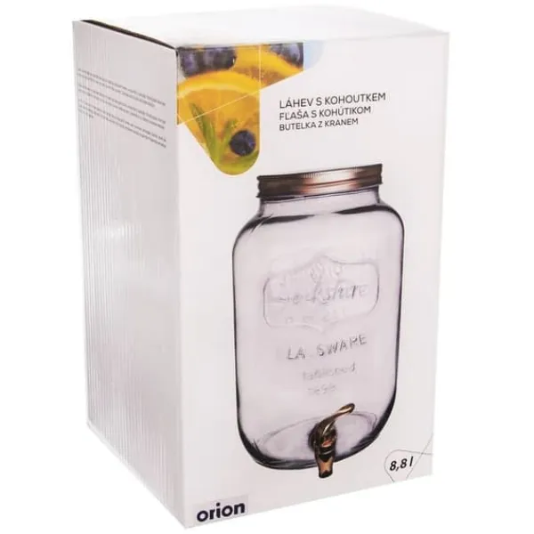 Krukke med hane og stativ til limonadedrikke 8,8 l Sale