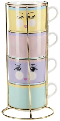 Krus Candy i stativ 4-Pack Clearance