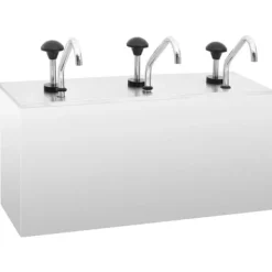 Krydderibeholdere - Living saucedispenser 3 x 3,5 l rustfrit stål Clearance