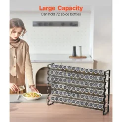 Køkkenorganisering>Krydderiholder Organizer, Skabsmodel, 23x16 tommer, Ideel til Køkkenopbevaring