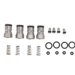 Kuglelås i rustfrit stål med 18 mm indvendigt gevind - gas- og flydende poppetfjeder til vin, cola, sirup