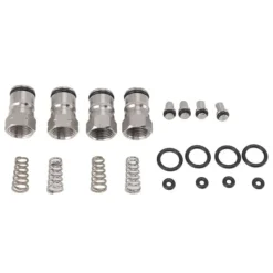 Kuglelås i rustfrit stål med 18 mm indvendigt gevind - gas- og flydende poppetfjeder til vin, cola, sirup