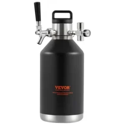 Ølhaner>Øl Growler Tap System, 21x21x40 cm, Rustfrit Stål