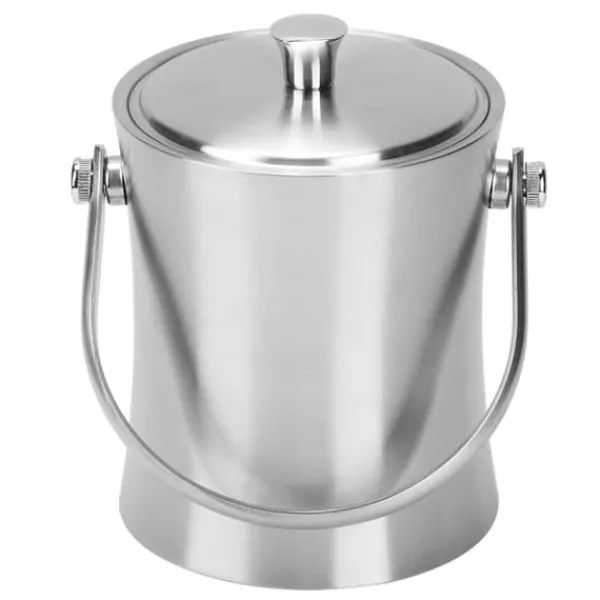 Isspande & Kølere>1L Husholdnings Rustfrit Stål Isspand Beholder Øl Champagne Tønde Flaske Vinbestik