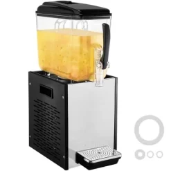 12L Kommerciel Drikkevaredispenser, Kold Juice, Isdrink Dispenser, Ideel til Fest, Hygge og Afslapning. Hot