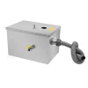 Tilbehør Til Affaldshåndtering>20L Kommerciel Fedtudskiller, Holdbart Rustfrit Stål, Automatisk Afbryderenhed,Sølv