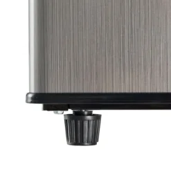 106L minikøleskab, 60L køleskab + 46L fryser, 7 temperaturer, sølvdør, LED-lys, justerbare hylder, 166 kWh/år Hot