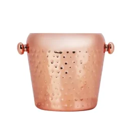 1L rustfri stål isterningbeholder til hjemme- og hotelbrug (roséguld) Online